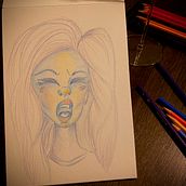 Final project after course Vibrant colour pencil drawing  Ein Projekt aus dem Bereich Traditionelle Illustration von Iva DM - 10.03.2023