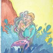 Meu projeto do curso: Ilustração de contos de fadas com aquarela. Traditional illustration, Painting, Drawing, Watercolor Painting, Fine Arts, and Pencil Drawing project by Cecilia Tezuka - 03.10.2023