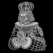 Dark art set of cards. Un proyecto de Ilustración tradicional, Diseño de personajes y Diseño de videojuegos de marta_zawrocka - 20.04.2023