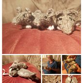 Mijn project van de cursus: Brei een realistische puppyknuffel met garen. Fiber Arts, DIY, and Textile Design project by Marion Schenk - 03.10.2023