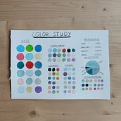 My project for course: Coloring with Watercolor: Discover Your Chromatic Character. Ilustração tradicional, Artes plásticas, Pintura, Pintura em aquarela, e Teoria da cor projeto de Jane - 10.03.2023