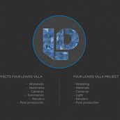 Proyecto Four Leaves Villa (curso Domestika visualización arquitectónica). 3D, Architecture, Interactive Design, Interior Architecture, Lighting Design, Photograph, Post-production, 3D Modeling, Photographic Composition, and Animation project by Luciano Cecchini - 03.09.2023