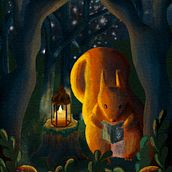 Mein Abschlussprojekt für den Kurs: Kinderbuchillustrationen in Procreate: Male magische Szenerien. Ilustração tradicional, Ilustração digital, Ilustração infantil, Pintura digital, e Álbum ilustrado projeto de Antje Schulz - 10.03.2023