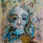 Die unsterbliche Geliebte. Traditional illustration project by Antonio Visciano - 03.10.2023