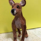 Mi proyecto del curso: Creación de animales con needle felting Ein Projekt aus dem Bereich H, werk, Spielzeugdesign, Weben, Nadelfilzen und Textildesign von eamhtrab - 10.03.2023