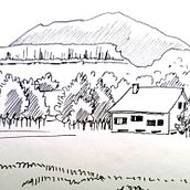 Mój projekt z kursu: Akwarelowy dziennik podróży. Traditional illustration, Watercolor Painting, Architectural Illustration, and Sketchbook project by halina - 03.10.2023