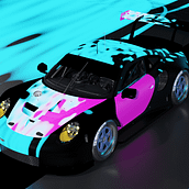 Mi proyecto del curso: Diseño 3D de libreas y adhesivos para coches digitales desde cero. 3D, and 3D Modeling project by Sebastian Guerrero de Santiago - 03.11.2023