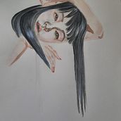 Mon projet du cours : Portrait à l'aquarelle d'après une photo. Ilustração tradicional, Pintura em aquarela, e Desenho de retrato projeto de bea.maurel - 01.03.2023