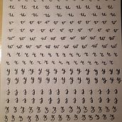 Mi proyecto del curso: Lettering en pequeño formato. Un progetto di Illustrazione tradizionale, Lettering, H e lettering di Milagros - 11.03.2023