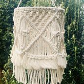 Mi proyecto del curso: Diseño de lámparas en macramé. Een project van Craft,  Interieur, Textiel, Macramé y Textielontwerp van Keren Mendivil - 02.03.2023