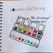 Mein Abschlussprojekt für den Kurs: Aquarellsketching: Drück deine Ideen aus  . % tintulantus tarafından hazırlanan Geleneksel illüstras, on, Eskiz çizimi, Yaratıcılık, Çizim, Sulubo, a Resim, Ve Eskiz defteri projesi - 03.12.2023