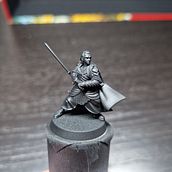 Painting "Elrond in Dol Guldur". Een project van Craft, Beeldhouwwerk, Decoratief schilderen y  Beeldende kunst van Lukas - 12.03.2023
