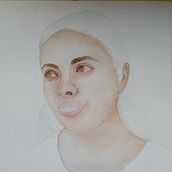 Mi proyecto del curso: Retrato en acuarela a partir de una fotografía. Traditional illustration, Watercolor Painting, and Portrait Drawing project by Natalia Morgado - 03.12.2023