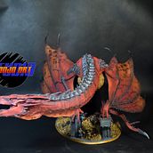 Smaug. Projekt z dziedziny Malarstwo akr i lowe użytkownika Juan jose Mora Rubio - 01.12.2019
