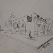Examen 1h 30  perspectiva . Un proyecto de Dibujo artístico de violeta_guzmanm - 13.03.2023