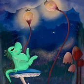 La notte incantata di Zibibba e Papipero . Un progetto di Illustrazione tradizionale, Illustrazione digitale, Illustrazione infantile, Pittura digitale e Albo illustrato di Elisa Piemonte - 13.03.2023