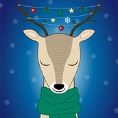 Cartel del Taller "Navidad en la Biblioteca". Projekt z dziedziny Projektowanie graficzne, Grafika wektorowa,  Projektowanie plakatów i Edukacja użytkownika Isabel Umbría - 15.11.2019