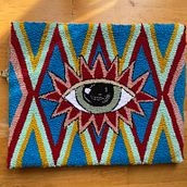 Il mio progetto del corso: Tecniche di punch needle per accessori personalizzati. Arts, Crafts, Embroider, Fiber Arts, DIY, Punch Needle, and Textile Design project by Francesca TARRILLI - 03.13.2023