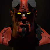 HELLBOY  . % Angel Marquez tarafından hazırlanan 3D, Ve 3D Modelleme projesi - 03.13.2023
