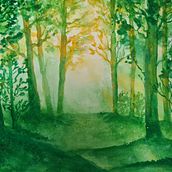 Mi proyecto del curso: Paisajes de ensueño con acuarela: plasma la luz. Painting, and Watercolor Painting project by Melissa Salas - 03.13.2023