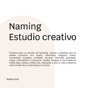Mi proyecto del curso: Naming para mi propio estudio creativo.. Br, ing, Identit, Naming, and Graphic Design project by Alma García Dáz - 03.13.2023