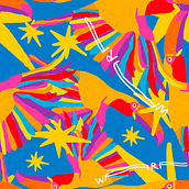 Meu projeto do curso: Design de estampa para superfície têxtil com Photoshop. Traditional illustration, Costume Design, Pattern Design, Fashion Design, and Digital Illustration project by Nayson Dassi - 02.24.2023