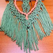 Mi proyecto del curso: Macramé en 3D: crea tapices botánicos. Een project van Craft,  Interieur, Textiel, Macramé y Textielontwerp van Keren Mendivil - 02.03.2023
