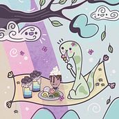 Mi proyecto del curso: Diseño de mundos kawaii: crea ilustraciones alegres. Character Design, Digital Illustration, and Manga project by Lidia Fueris Alarcón - 03.14.2023