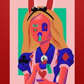 Alicia . Un proyecto de Ilustración tradicional de gabo059 - 18.05.2020