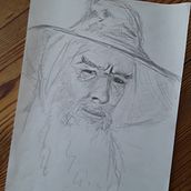 Mein Abschlussprojekt für den Kurs: Skizzenbuch für Porträts: Erkunde das menschliche Gesicht. Sketching, Drawing, Portrait Drawing, Artistic Drawing, and Sketchbook project by Manu - 03.14.2023
