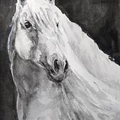 My project for course: Expressive Animal Portraits in Watercolor. Un progetto di Illustrazione tradizionale, Pittura ad acquerello, Disegno realistico e Illustrazione naturalistica di Nancy Roman - 15.03.2023