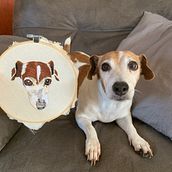 Mi proyecto del curso: Needle painting para principiantes. Embroider, Naturalistic Illustration, and Textile Design project by Andrea Grajales - 06.23.2020
