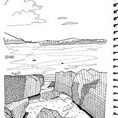 Mi proyecto del curso: Diario ilustrado: llena tu sketchbook de vivencias. Un progetto di Illustrazione tradizionale, Bozzetti, Disegno, Sketchbook e Illustrazione con inchiostro di Brenda Muñoz - 15.03.2023