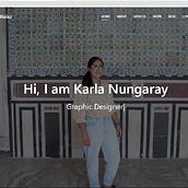 Portafolio web. Web Design, Web Development, CSS, HTML, and Digital Product Design project by Karla Sofía Acuña Nungaray - 03.12.2023