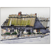 My project for course: Expressive Architectural Sketching with Colored Markers. Sketching, Architecture & Ink Illustration project by adrian_wyman - 03.16.2023