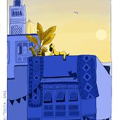 My project for course: Urban Illustration with Procreate. Traditional illustration, Sketching, Digital Illustration, Digital Painting, and Sketchbook project by laudine.fauconet - 03.16.2023