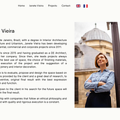 Identidade Visual e site Janete Vieira Arquitetura. Un progetto di Architettura, Design e Web design di carlakdan - 16.03.2023