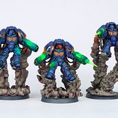 Ultramarines, Warhammer 40k. Acrylic Painting project by Gerard Gomis - 03.15.2023
