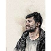 My project for course: Illustrated Portraits with Procreate. Traditional illustration, Vector Illustration, Digital Illustration, and Portrait Drawing project by Dasuni Kolambage - 03.16.2023