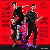 VALORANT VCT EMEA (@VALORANTes Edition). Un proyecto de Ilustración tradicional, Publicidad, Diseño de personajes e Ilustración digital de Javier Dominguez - 16.03.2023