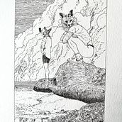 Fairytale illustration . Traditional illustration & Ink Illustration project by Matthew Taylor - 03.17.2023