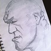 Mi proyecto del curso: Sketchbook de retrato: explora el rostro humano. Sketching, Drawing, Portrait Drawing, Artistic Drawing, and Sketchbook project by 3dsamichay - 03.17.2023