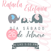 Baby Shower - Rafaela. Design, and Traditional illustration project by Gabriela Ramirez Cuba - 03.18.2023