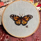My project for course: Realistic Embroidery Techniques. Traditional illustration, Embroider, and Textile Design project by Kathryn Boyd - 03.17.2023