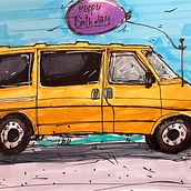 Birthdaycards . Traditional illustration, and Drawing project by basti_klasse - 03.18.2023