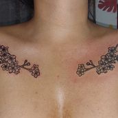Mi proyecto del curso: Tatuaje botánico con puntillismo. Traditional illustration, Tattoo Design, and Botanical Illustration project by escorpio_ink - 12.07.2022