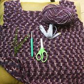 Mi proyecto del curso: Diseño de prendas a crochet: patronaje y escalado de tallas. Fashion Design, Fiber Arts, Crochet, and Textile Design project by Eva Barrera - 03.14.2023