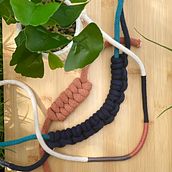 My project for course: Rope Jewelry for Beginners: Make Your Own Necklaces. Un proyecto de Artesanía, Diseño de jo, as, Macramé y Diseño textil de Tania Martin - 19.03.2023