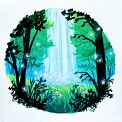 My project for course: Painting Atmospheric Landscapes with Gouache. Traditional illustration, Painting, and Gouache Painting project by Logan Hughes - 03.19.2023