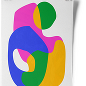 Meu projeto do curso: Composição de arte abstrata: crie seu design. Een project van  Ontwerp, Traditionele illustratie,  Beeldende kunst, Grafisch ontwerp y Digitaal ontwerp van limabreubia - 11.02.2023